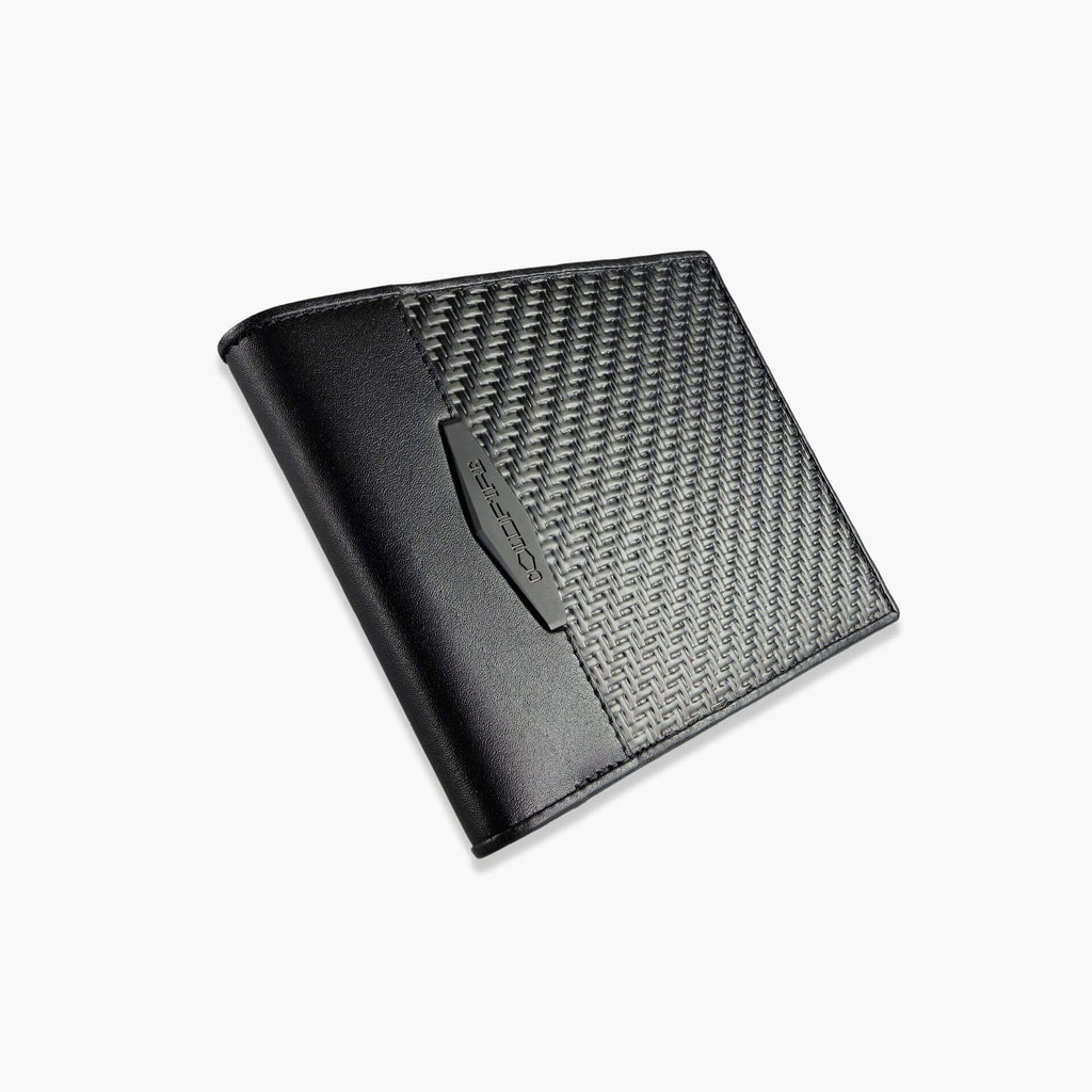 Portefeuille Porte-cartes En Fibre De Carbone - Style Bifold Pour Homme, Couleur Carbone, Occasion Bon état