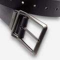 Titan Black Belt-Men's Leather Belt-COLDFIRE
