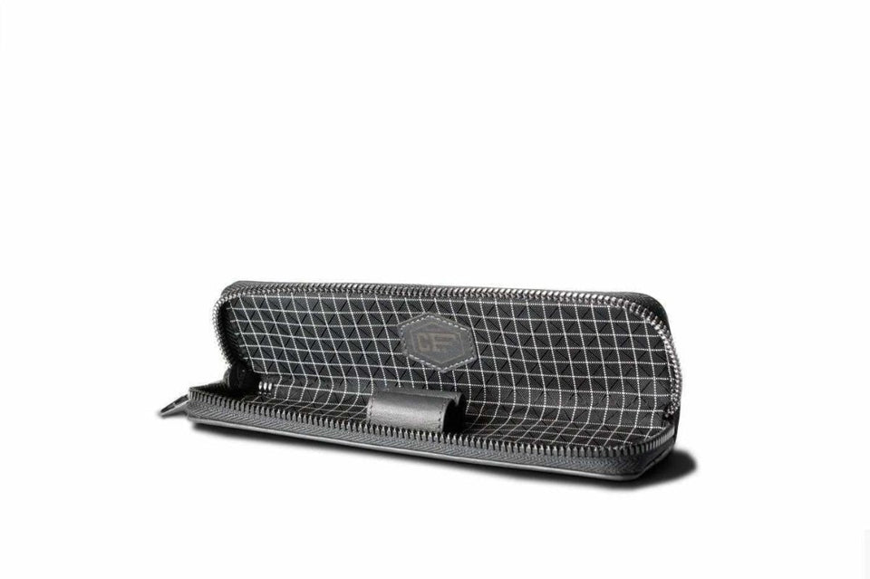Carbon Fiber Pen Case with 2 holders - COLDFIRE