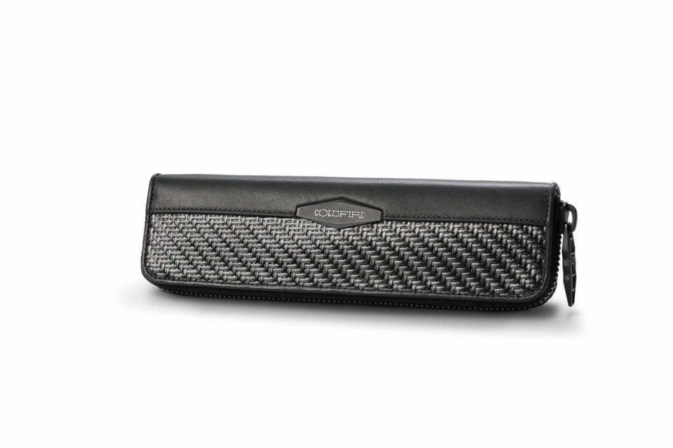Carbon Fiber Pen Case with 2 holders - COLDFIRE