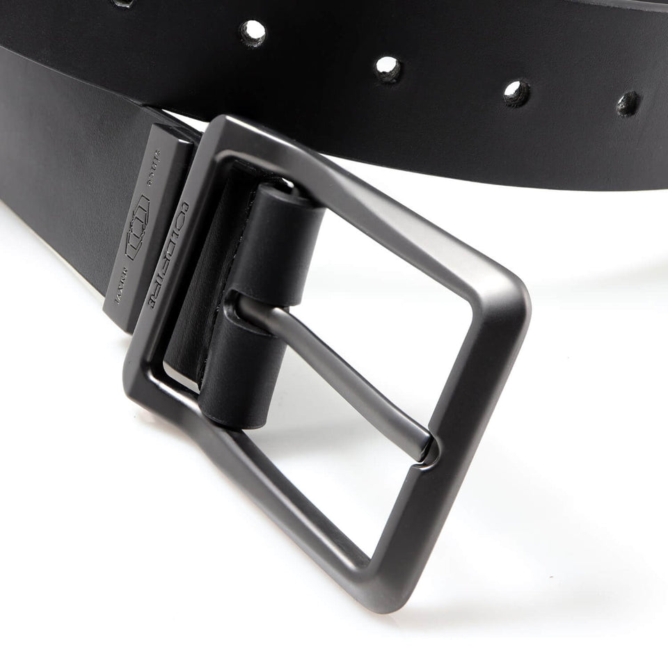 COLDFIRE Casual Men's Leather Belt | Heavy Duty EDC Belt | Black - COLDFIRE