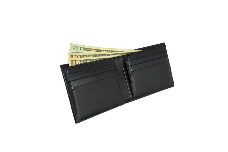 SNAKE EYE - Slim Bifold Wallet 6cc - Black - COLDFIRE